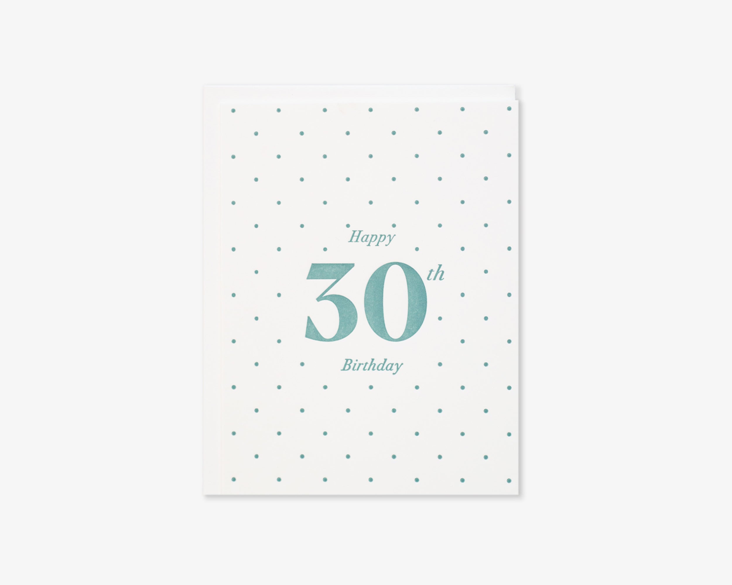 Happy 30th Birthday Card