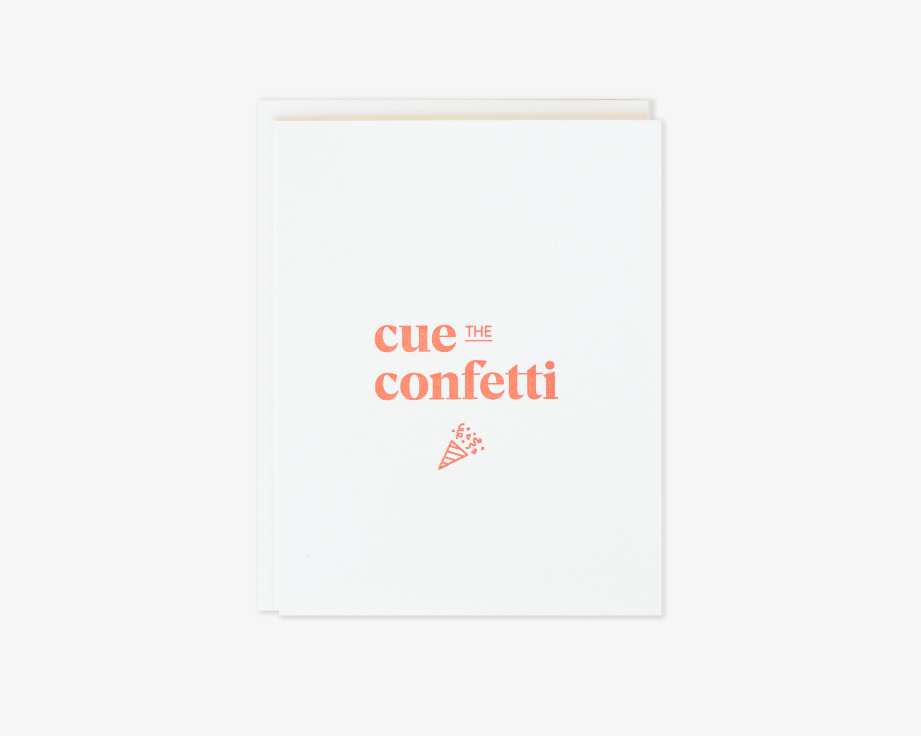 Cue the Confetti Card
