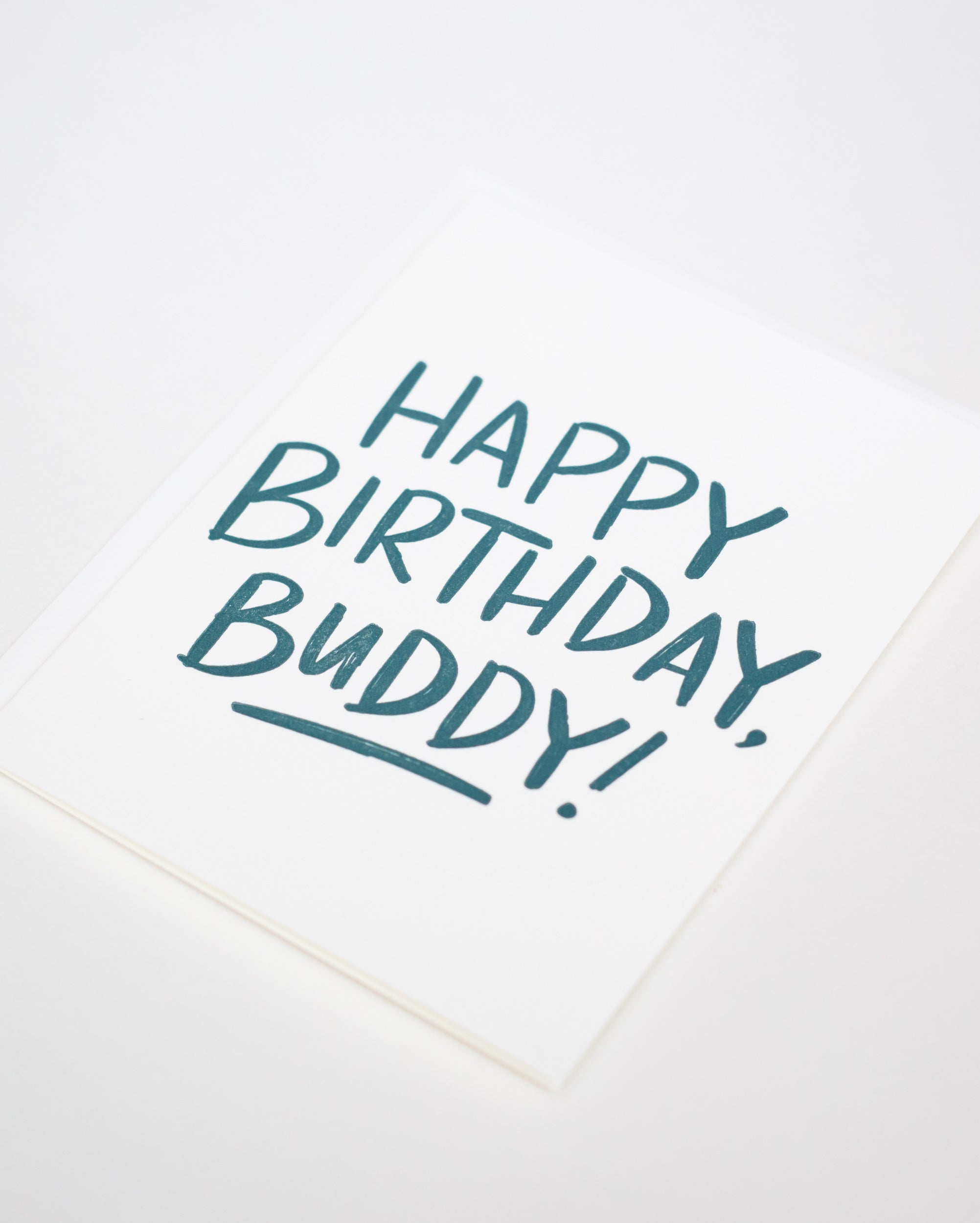 Happy Birthday, Buddy Card