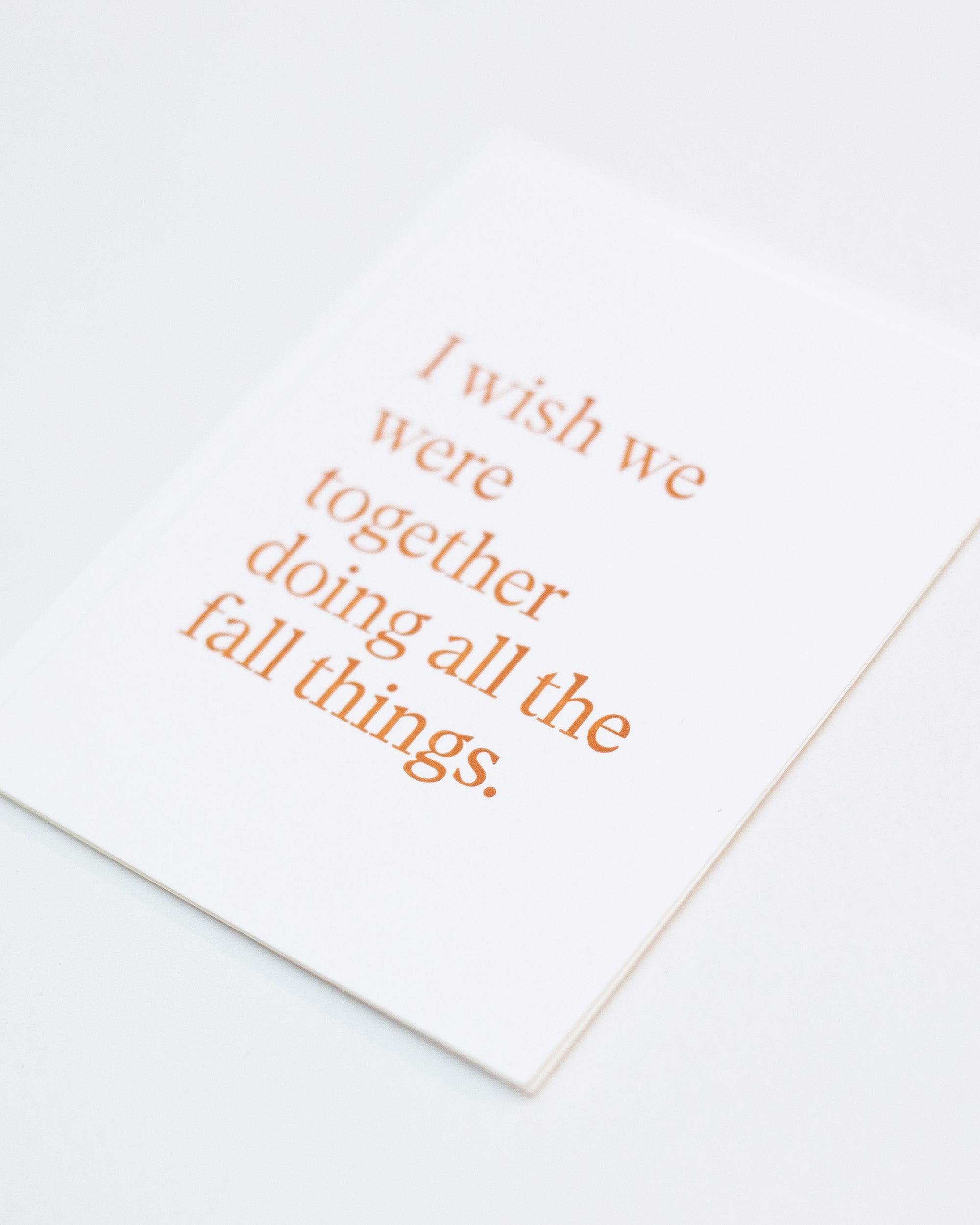 All the Fall Things Card
